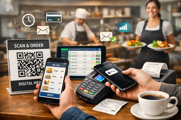 📱 Bestellungen via QR Code & Self Service Tech