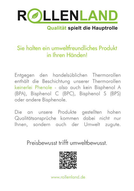50 thermische rollen 80x80x12, 80 m zonder fenol (BPA,BPC,BPS) - kwaliteitsafdruk