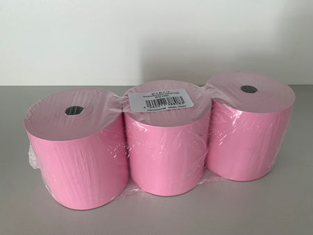 30 Gekleurde thermische rollen 80x80x12, 78 m, 55 g, zonder bisfenol-A (BPA), roze