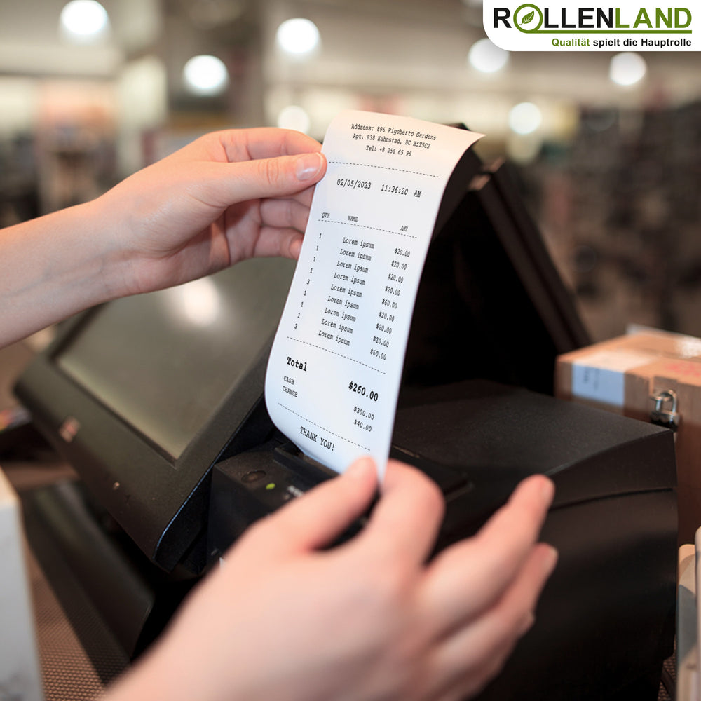 40 thermorollen 80x80x12, 80 m met gastvrijheidsbon, zonder bisfenol-A (BPA)